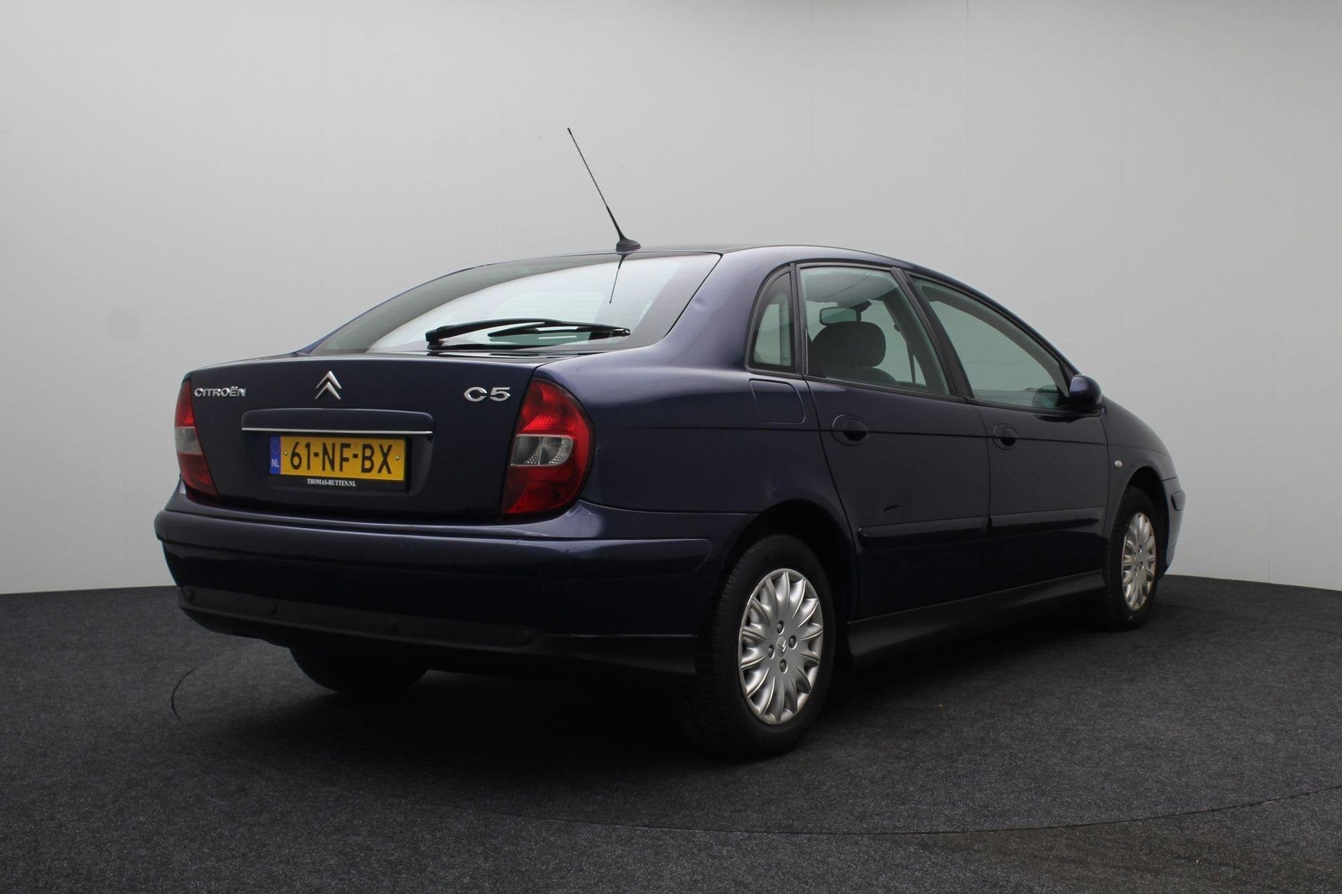 Citroen C5 2.0-16V Différence 2003 | Airco | Cruise Control, Auto's, Citroën, Voorwielaandrijving, Gebruikt, 4 cilinders, Blauw