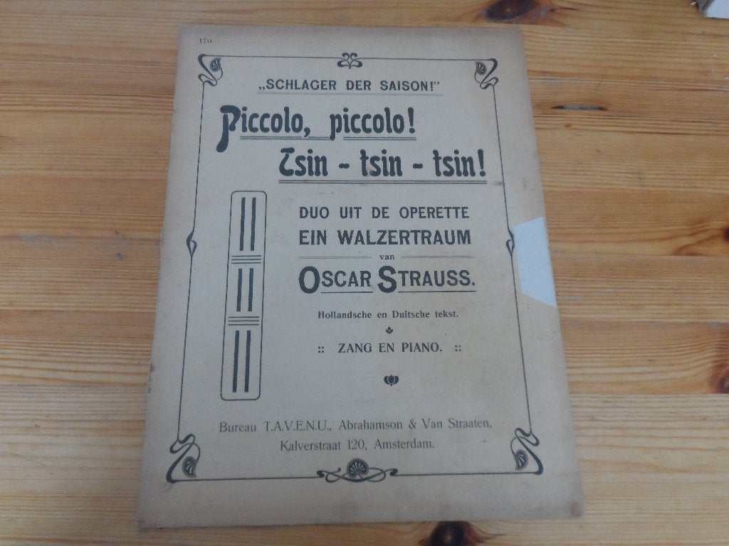 Oscar Strauss, Gebruikt, Ophalen of Verzenden, Artiest of Componist, Piano