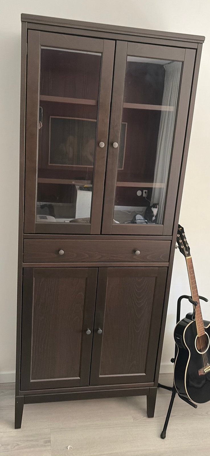 In nieuwstaat! Ikea Idanas buffetkast te koop, 200 cm of meer, Met lade(s), Zo goed als nieuw, 25 tot 50 cm