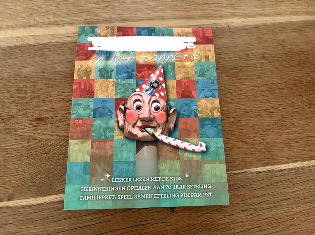 Efteling Magazine 70 jaar - Gepersonaliseerd Medewerkers, Ophalen of Verzenden, Zo goed als nieuw, Overige typen