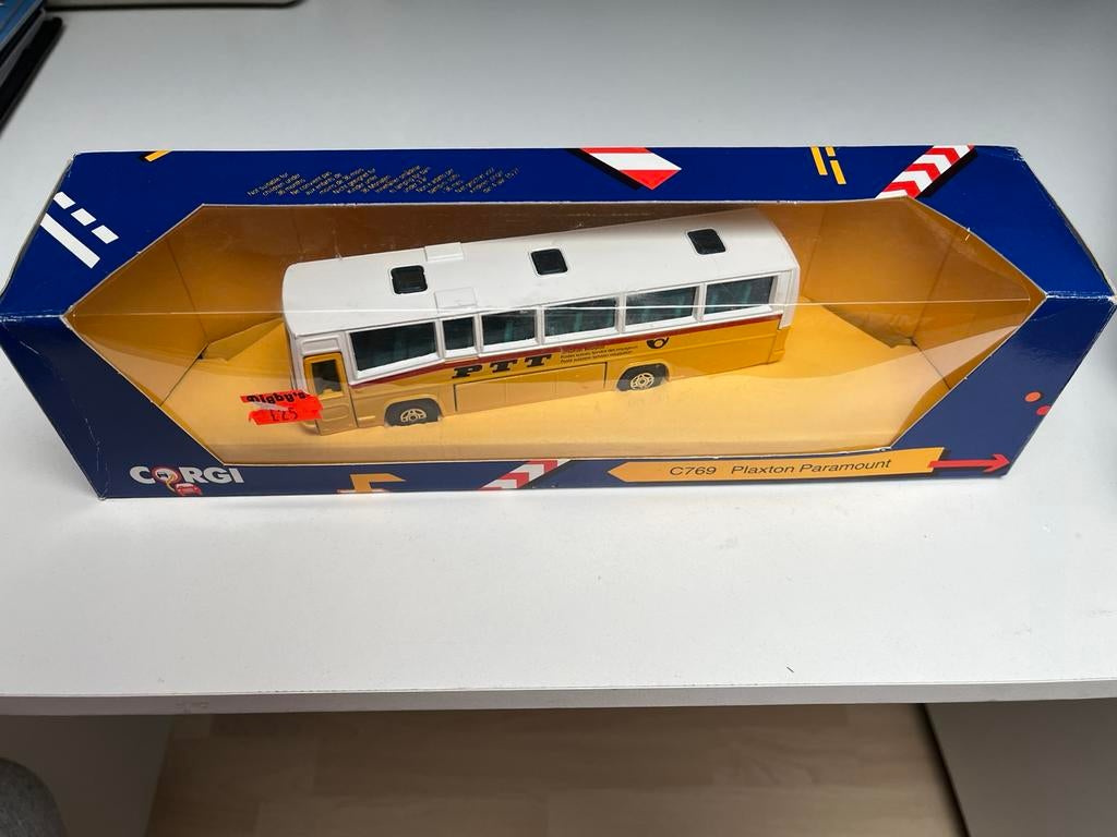 Corgi C769 Plaxton Paramount PTT bus🇨🇭Schweizer Reisepost, Hobby en Vrije tijd, Modelauto's | 1:50, Ophalen of Verzenden, Zo goed als nieuw