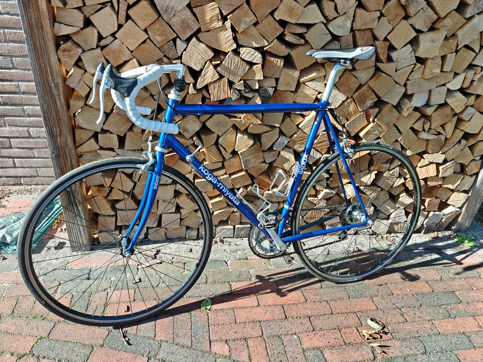 Koga-Miyata racefiets, handgemaakt in Japan, frame 60cm, Ophalen, Gebruikt, Staal, 57 tot 61 cm