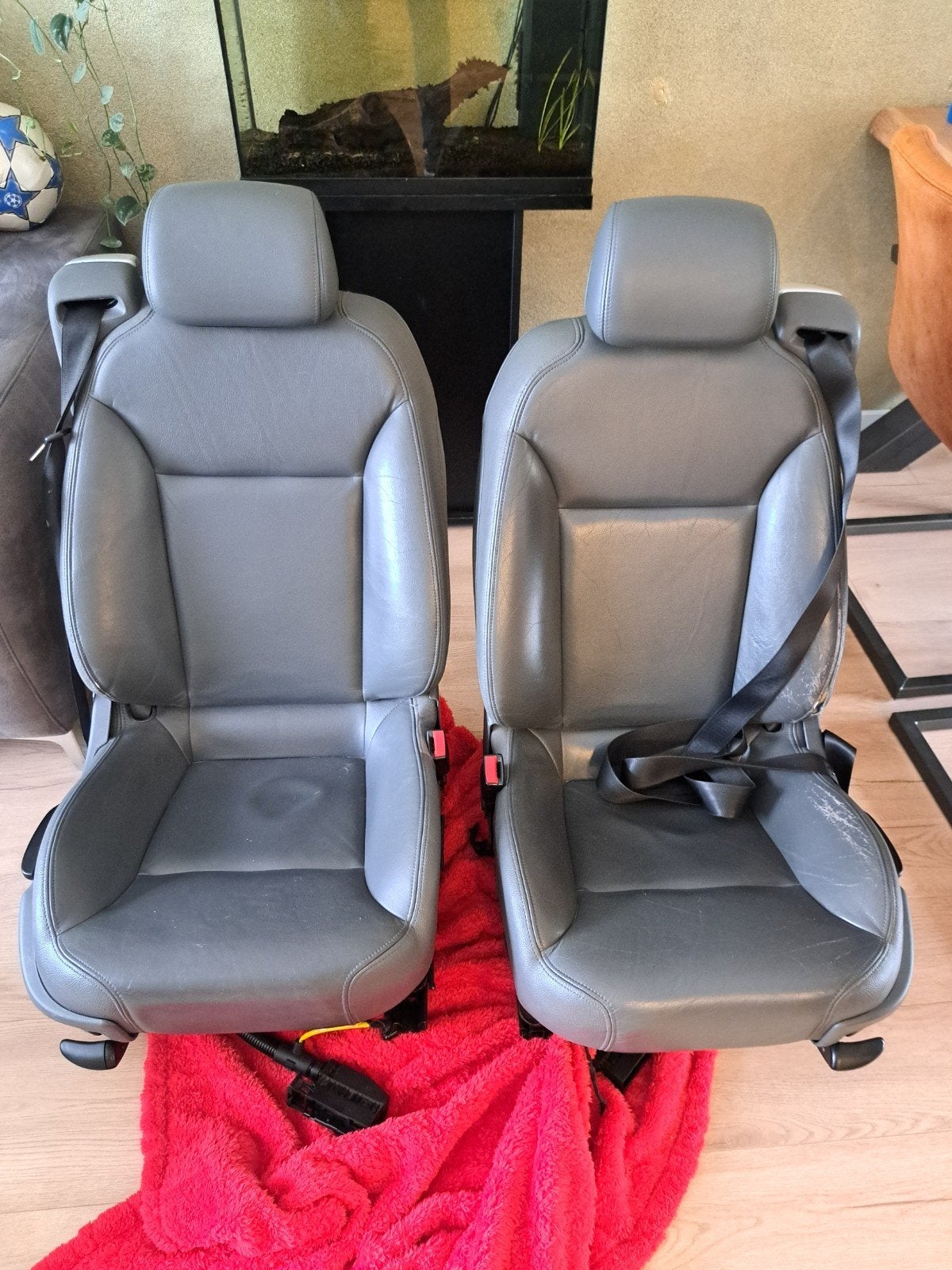 Saab 9-3 Cabrio Aero interieur 2004 - Leer en gordel, Auto-onderdelen, Interieur en Bekleding, Ophalen, Saab