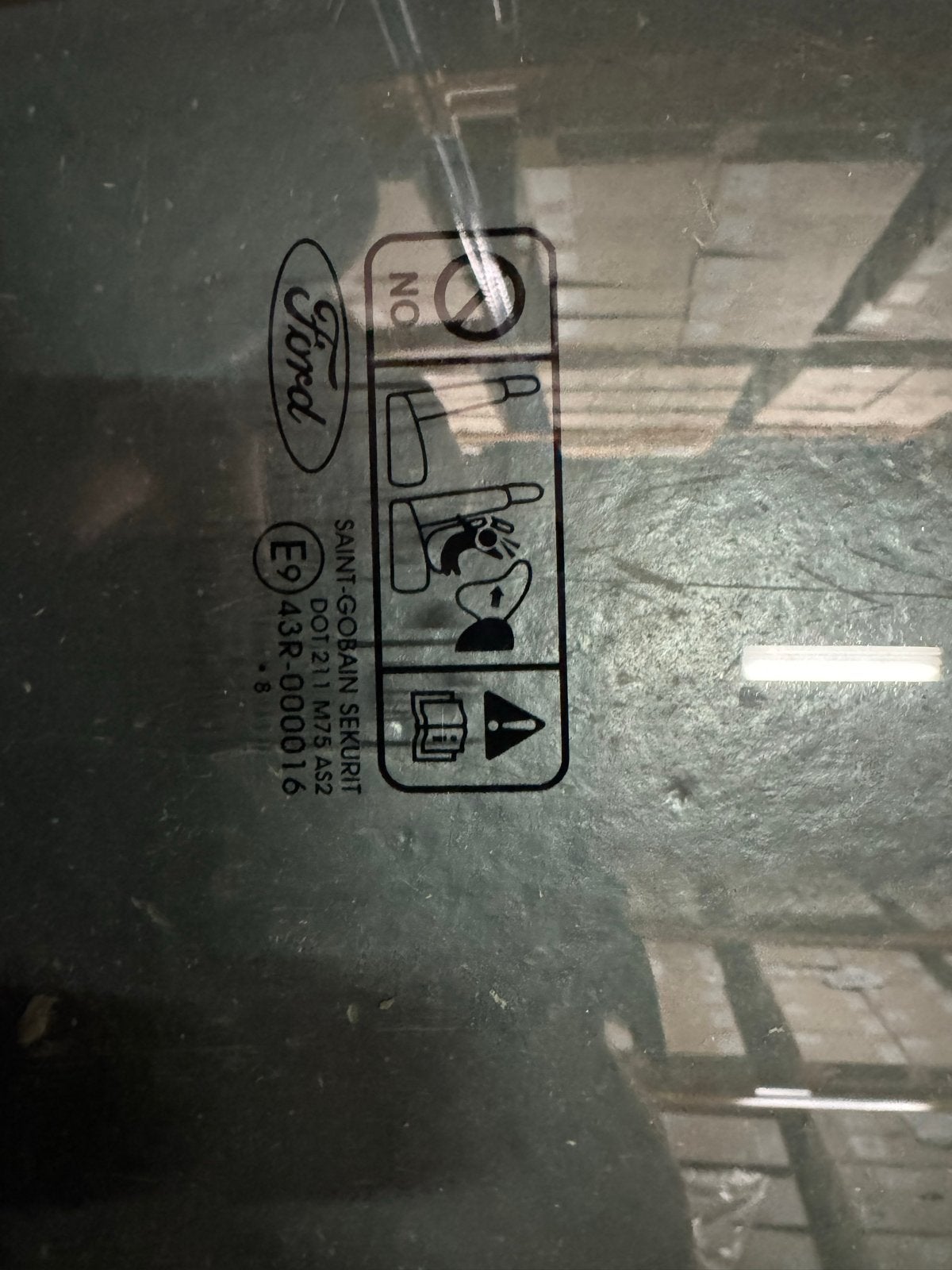 Portierruit rechtsvoor Ford Focus II 3-deurs (2005-2012), Auto-onderdelen, Ophalen, Gebruikt, Ford