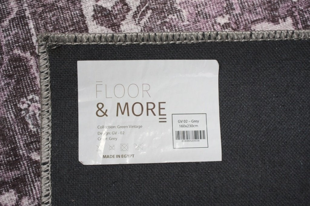 Leuk vloerkleed Oosters Perzisch grijs / paars 160x230 cm., Huis en Inrichting, 150 tot 200 cm, Ophalen of Verzenden, Grijs, Rechthoekig