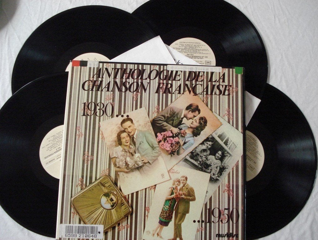 Anthologie de la chanson Française - 1930...1950, Cd's en Dvd's, Vinyl | Overige Vinyl, Boxset, Gebruikt, Ophalen of Verzenden