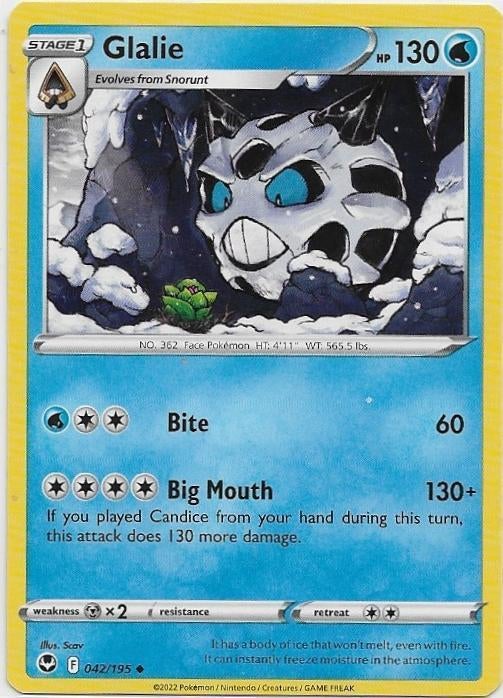 Silver Tempest,  Glalie [uncommon] 42/195, Verzenden, Nieuw, Losse kaart
