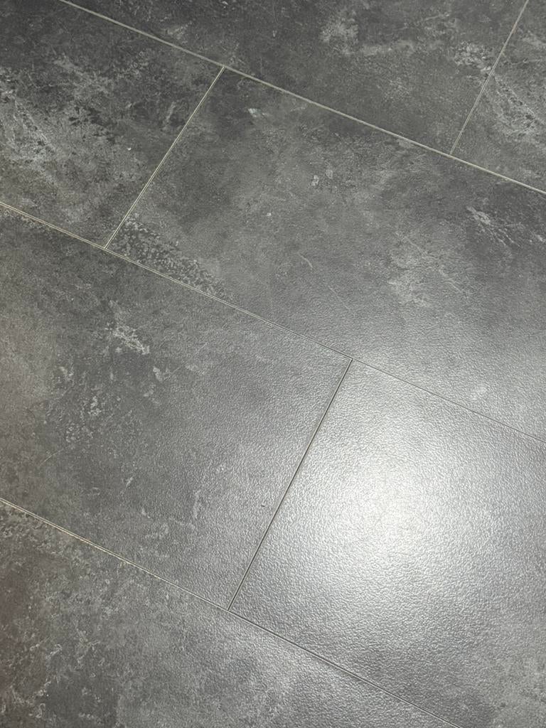 Tegel laminaat antraciet 75+-m, Ophalen, Gebruikt, 75 m² of meer, Laminaat