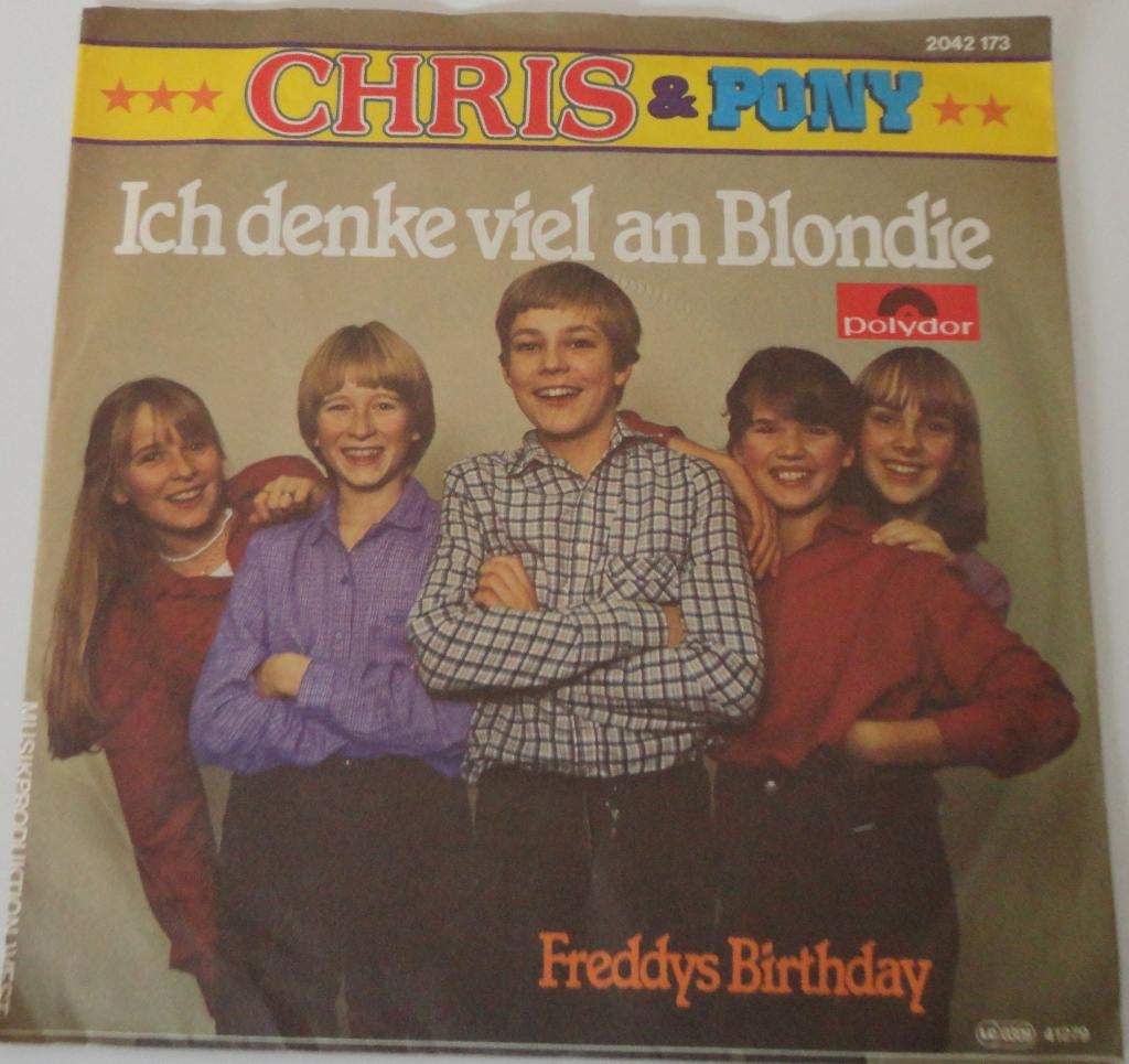 Chris & Pony > Ich denke viel an Blondie, Gebruikt, Overige genres, 7 inch, Single