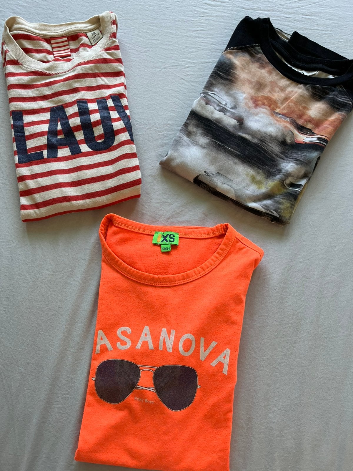 Shirts, scotch & soda / molo / funkyXS, Ophalen of Verzenden, Zo goed als nieuw, Jongen, Shirt of Longsleeve