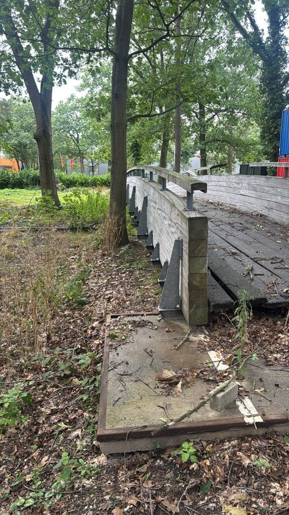 houten brug, Ophalen, Gebruikt
