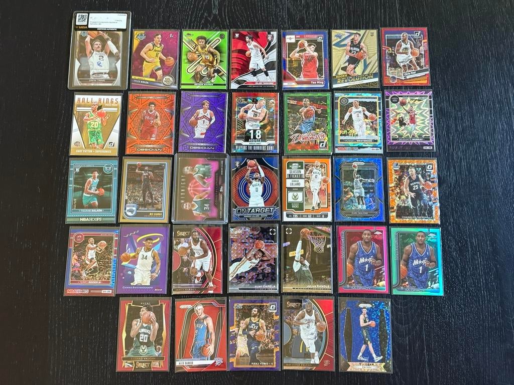 Genummerde NBA basketbalkaarten (33 st), Ophalen of Verzenden, Zo goed als nieuw, Meerdere plaatjes