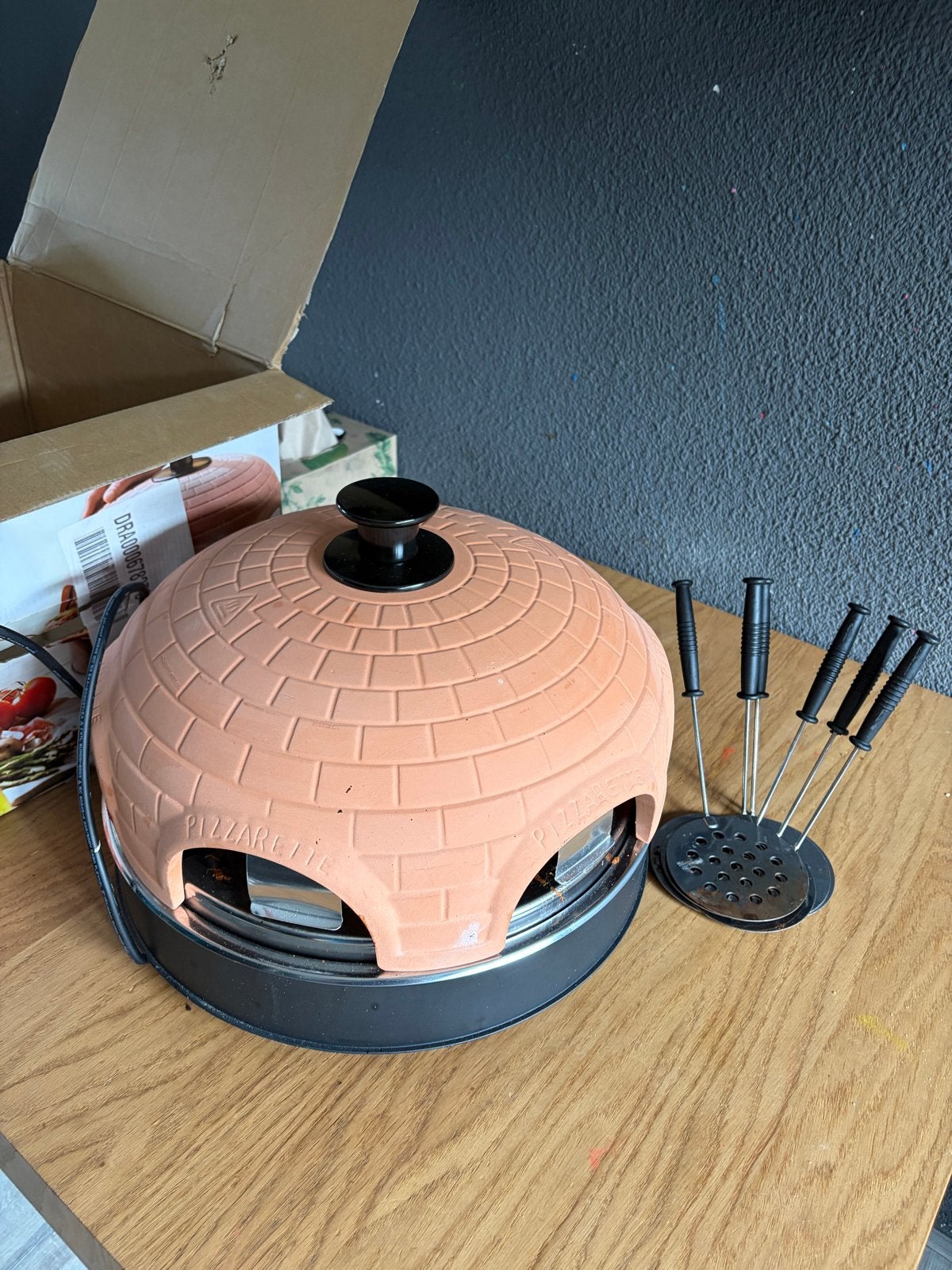 Pizzarette Cool Wall - Mini Pizza Oven voor 6 personen, Ophalen, Gebruikt