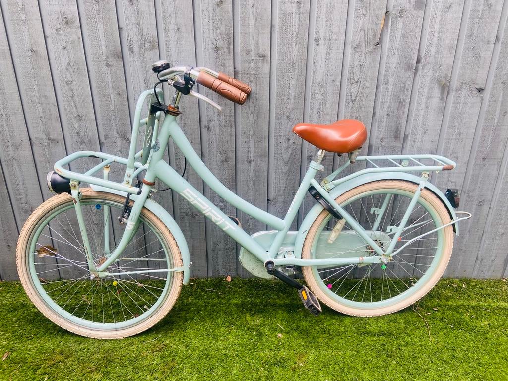 Spirit transportfiets meisje- 24 inch, Fietsen en Brommers, Fietsen | Meisjes, Ophalen, Gebruikt, 24 inch, Handrem