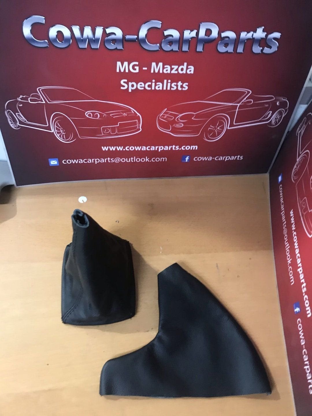 mg tf mgtf mg f mgf mk1 pook en handrem hoes nieuw echt leer, -, -, Nieuw, Ophalen of Verzenden