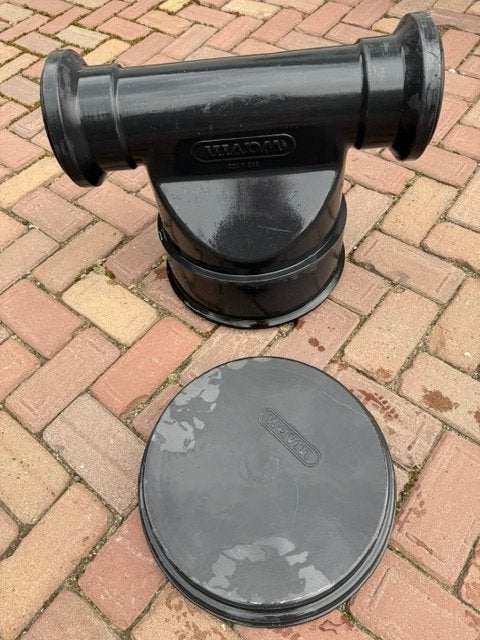 Wavin riool inspectieput Ø315, 2 Ø125 mm, Ophalen, Overige materialen, Overige typen, Nieuw