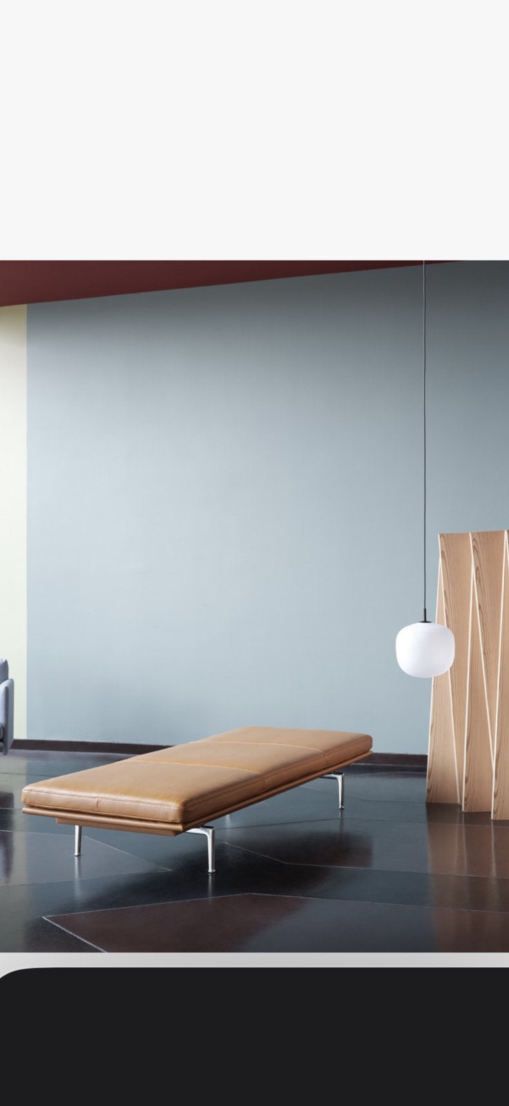 Muuto Daybed, Huis en Inrichting, Banken | Sofa's en Chaises Longues, Eenpersoons, Minder dan 75 cm, Ophalen of Verzenden, Zo goed als nieuw