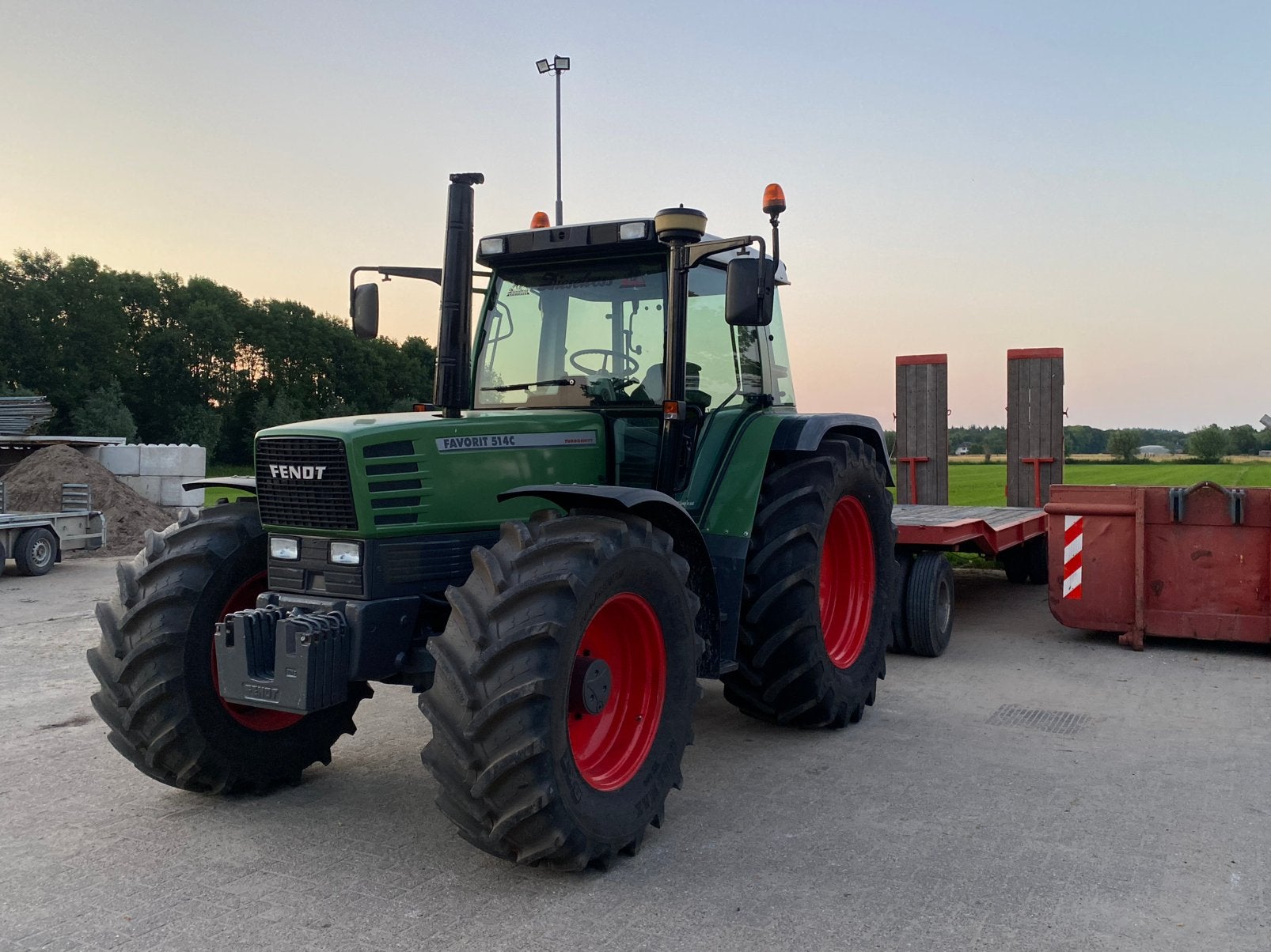 Fendt Favorit 514C, Gebruikt, 120 tot 160 Pk, Ophalen of Verzenden, Fendt
