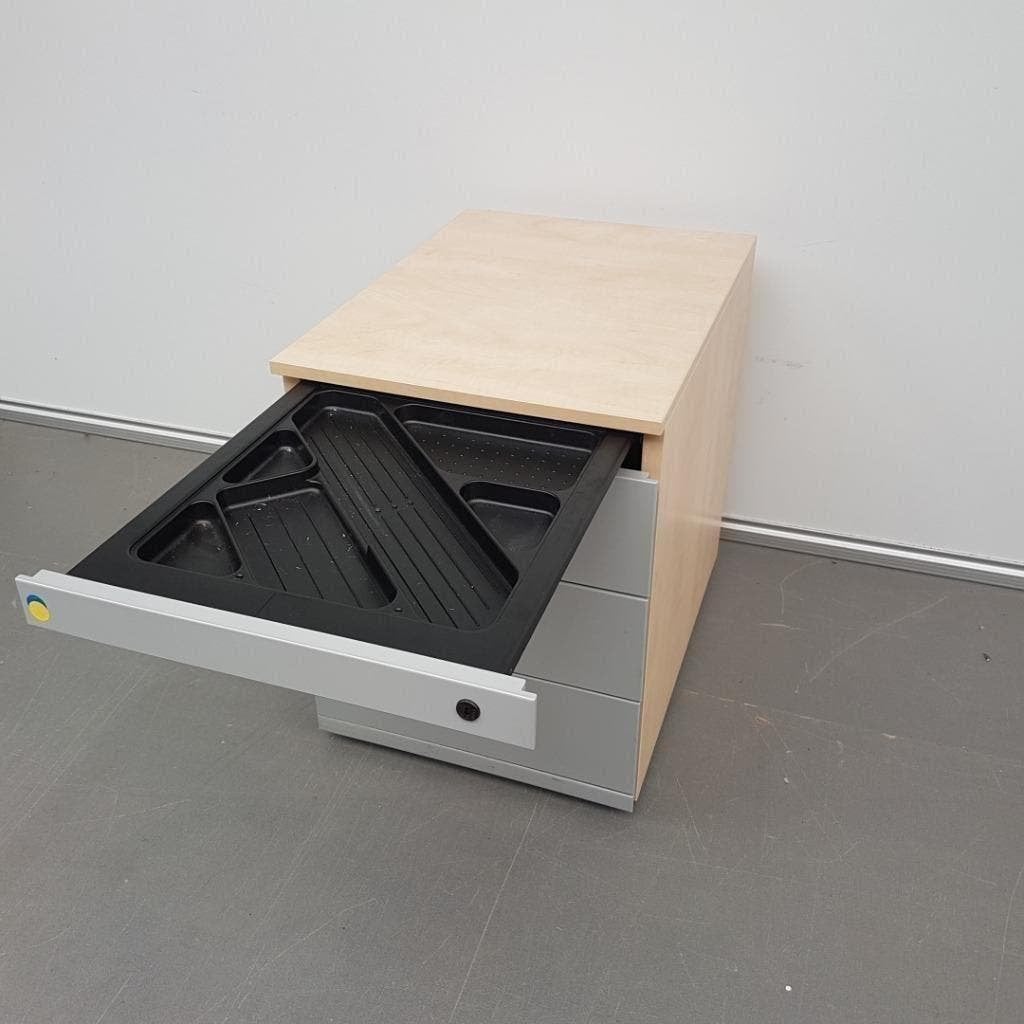 Werndl/Steelcase ladenblok met 4 laden - 57x44x59 cm, Ophalen, Minder dan 50 cm, Gebruikt, 3 of 4 laden