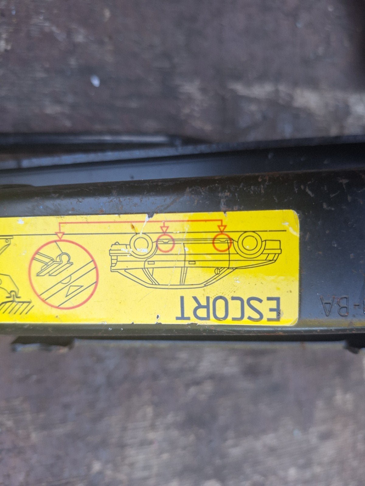Originele krik ford excort, Auto-onderdelen, Ophalen, Gebruikt, Ford