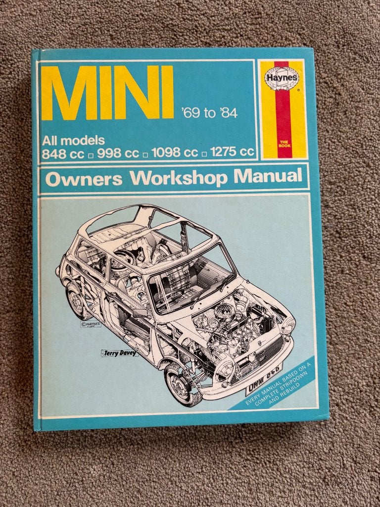 Owners workshop manual Mini 1969-1984 Haynes, Ophalen of Verzenden
