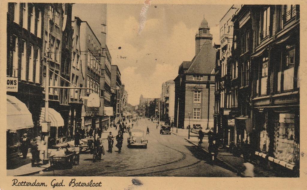 00952 Rotterdam - Ged. Botersloot, Verzenden, 1920 tot 1940, Ongelopen, Zuid-Holland