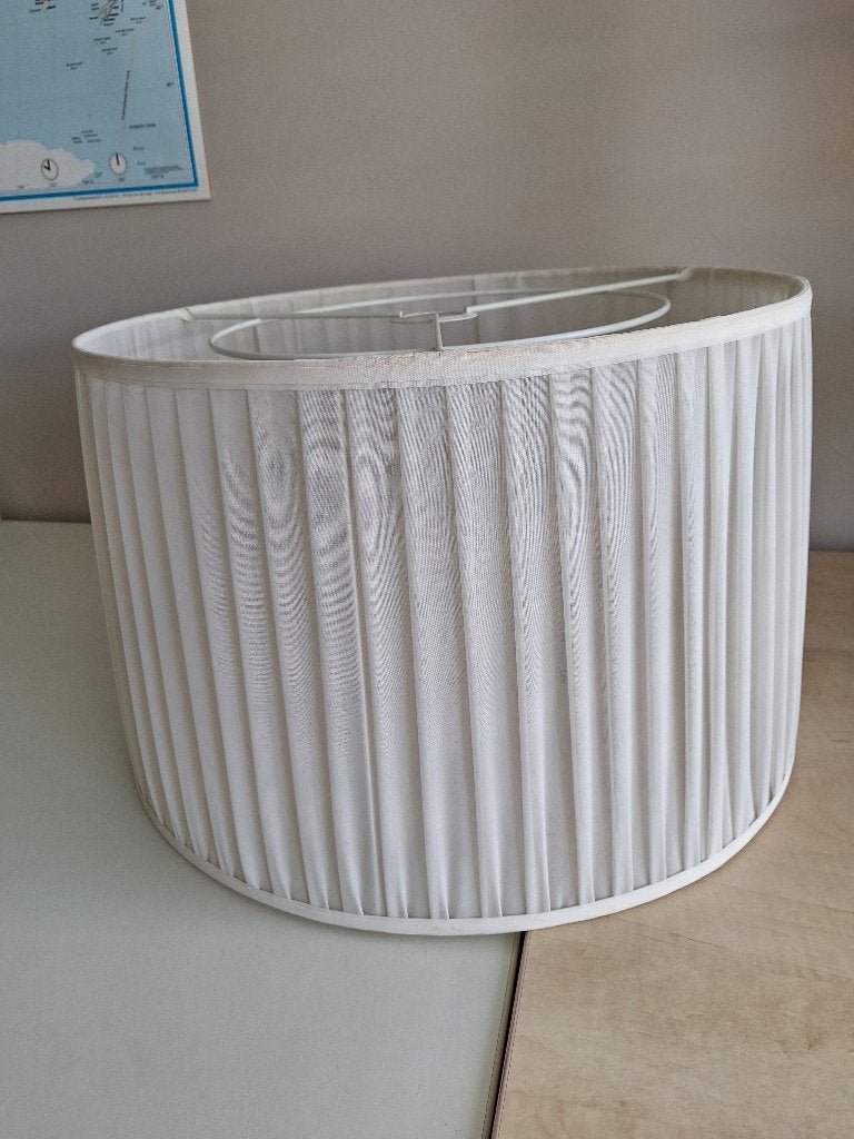 Lampenkap wit, zowel als hanglamp of als kap schemerlamp to, Huis en Inrichting, Hanglamp, Wit, Rond, Ophalen of Verzenden