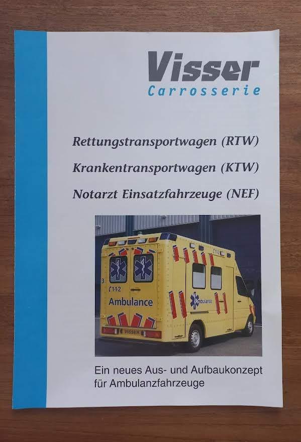 Visser Ambulanzfahrzeuge., Visser carrosserie, Zo goed als nieuw, Mercedes, Ophalen of Verzenden