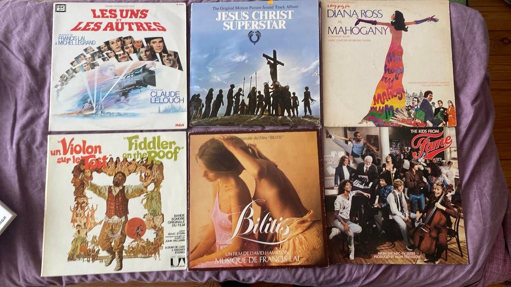Soundtracks (6x ), Ophalen of Verzenden, Zo goed als nieuw, Overige formaten