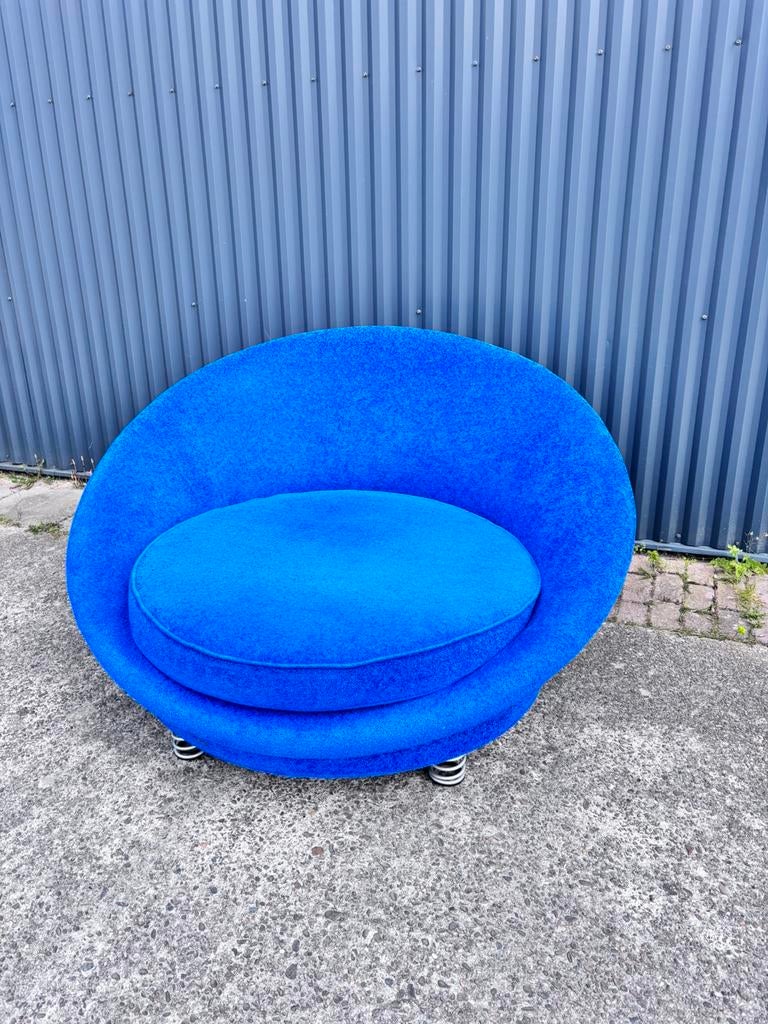 Bretz stoel xxl blauw fauteuil lounge chair, Ophalen, Gebruikt, C, C