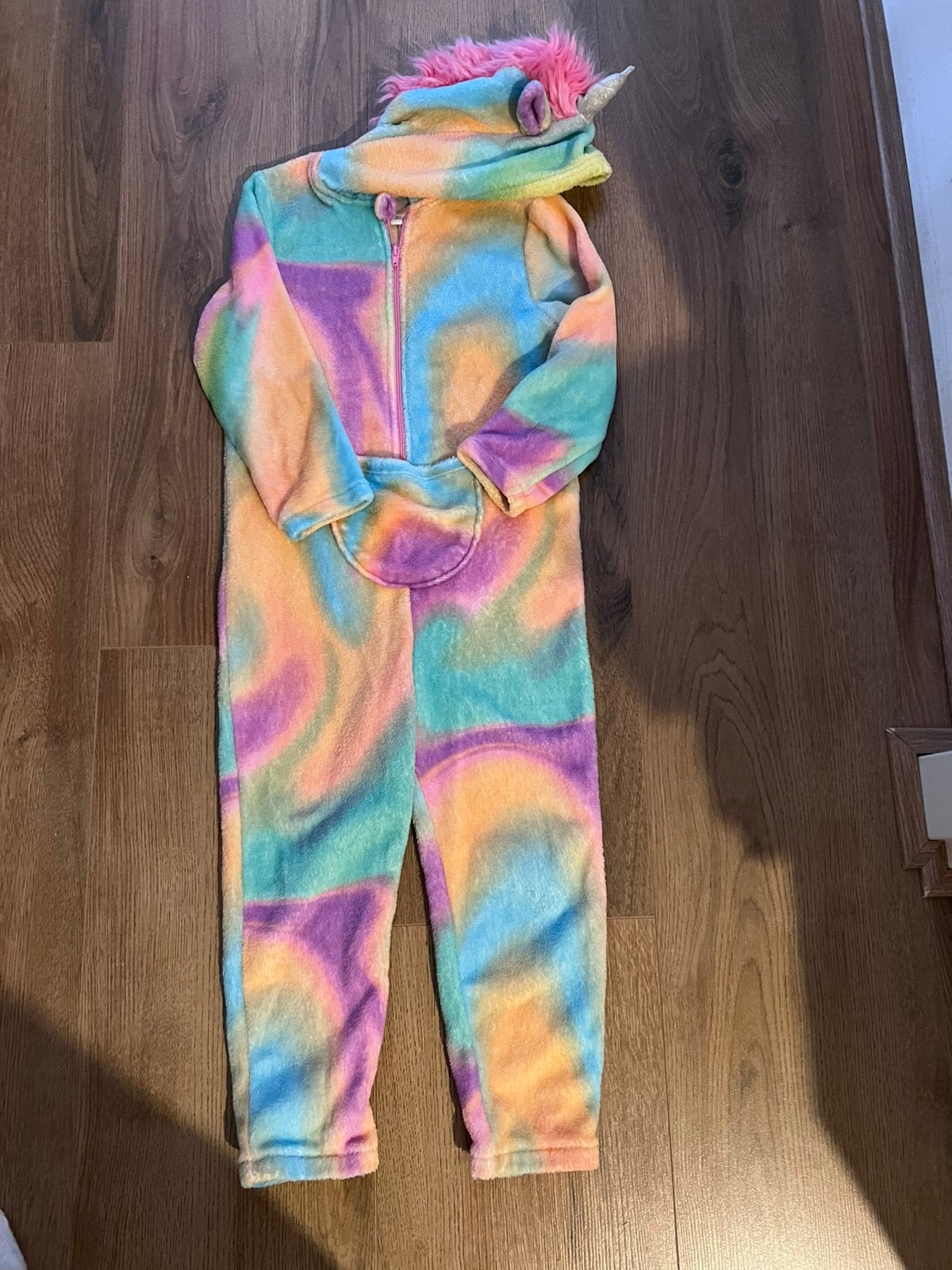 H&M onesie unicorn - maat 110/116, Ophalen, Zo goed als nieuw, Jongen of Meisje