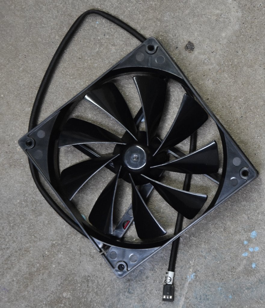 Computer ventilator behuizing koeler zgan, Ophalen of Verzenden, Zo goed als nieuw, Luchtkoeling