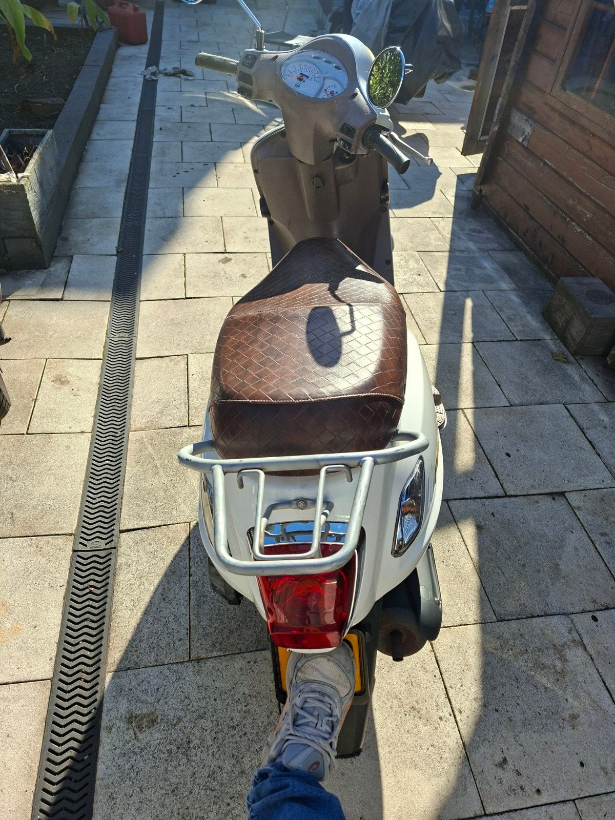sym Fiddle 2 zeer netjes, Fietsen en Brommers, Ophalen, Gebruikt, Benzine, Fiddle