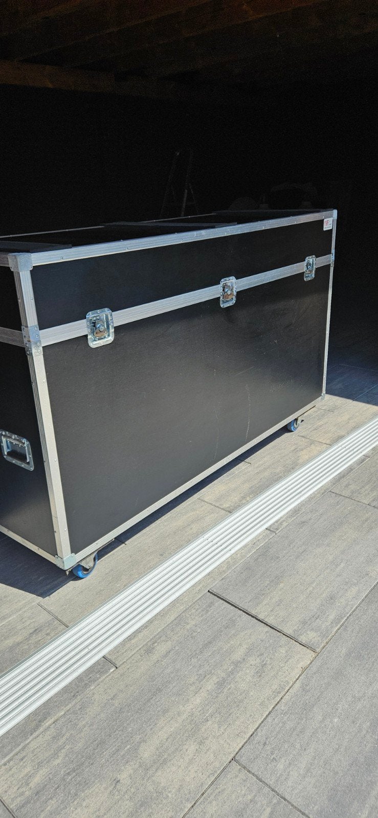 Flightcase op maat met wielen - 176x60x110 cm, Ophalen, Zo goed als nieuw, Overige instrumenten, Flightcase
