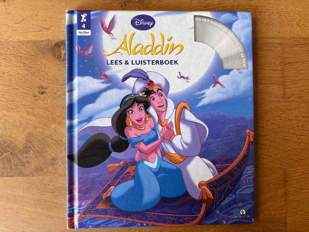 Aladdin - Lees en Luisterboek - Met CD, Kind, Cd, Ophalen of Verzenden, Disney