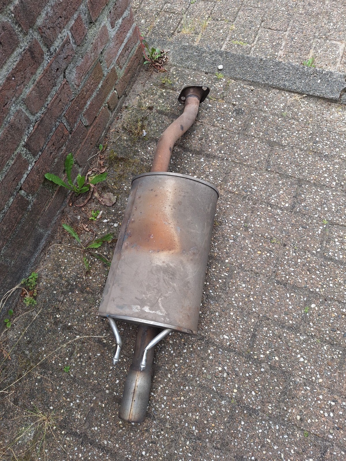 Honda civic hybride 2008 einddemper, Ophalen of Verzenden
