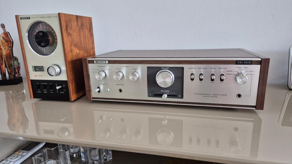Sony TA-1010 versterker met ST-88 tuner, Ophalen, Gebruikt, Tuner of Radio, Losse componenten