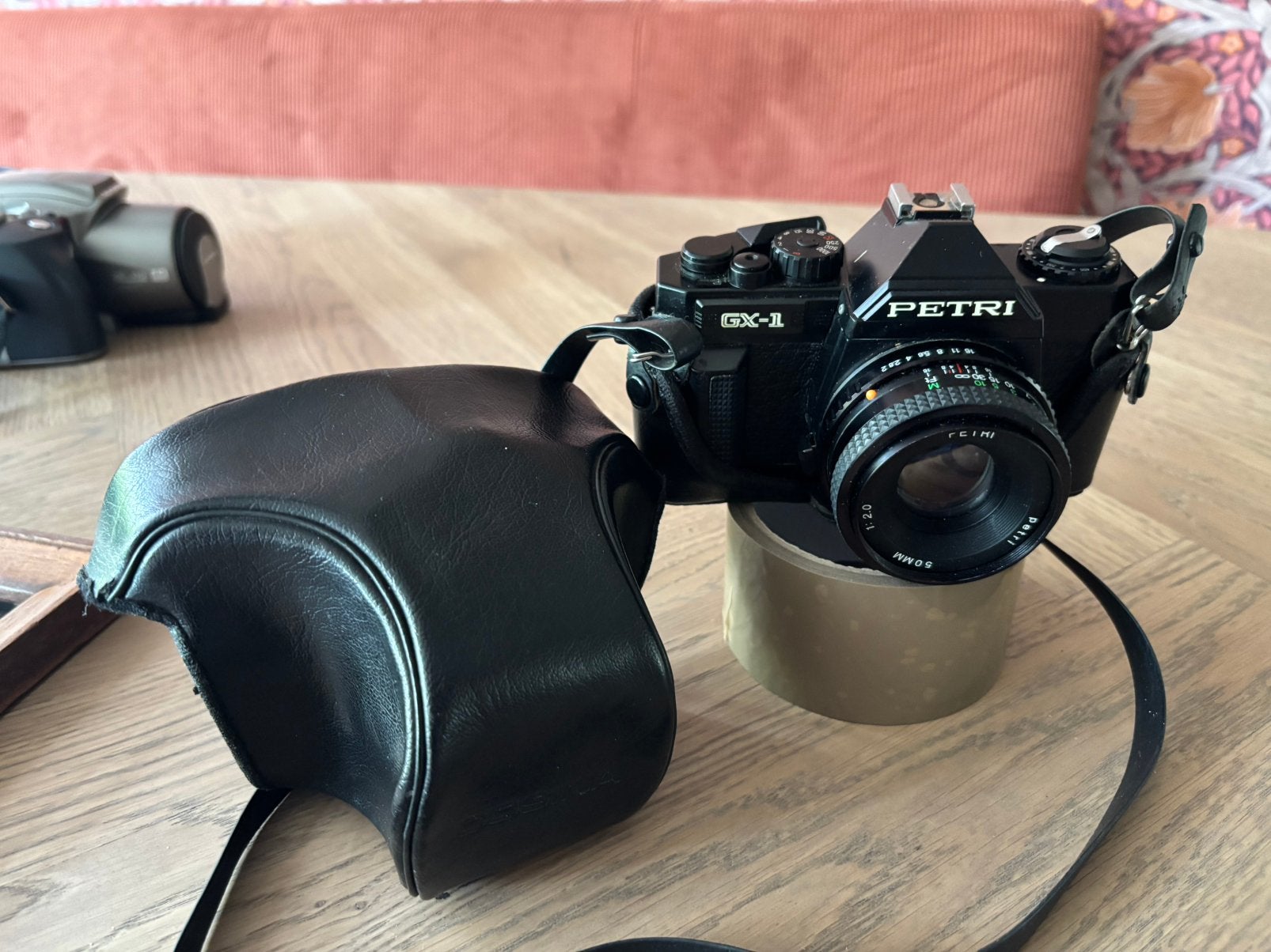 Petri GX-1 spiegelreflex camera, Audio, Tv en Foto, Fotocamera's Analoog, Ophalen of Verzenden, Zo goed als nieuw, Spiegelreflex