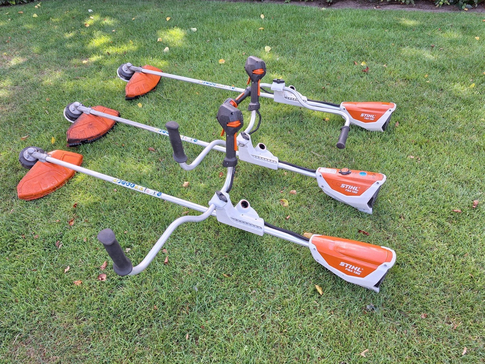 3x Stihl fsa 130 accu bosmaaiers, Ophalen, Accu