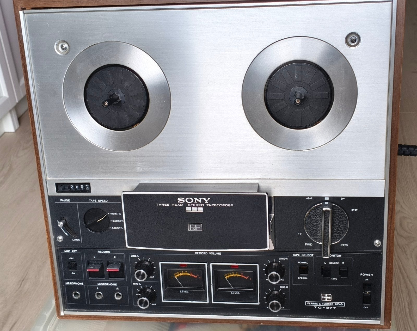 Sony TC-377 Bandrecorder met banden, Ophalen of Verzenden, Bandrecorder, Met banden