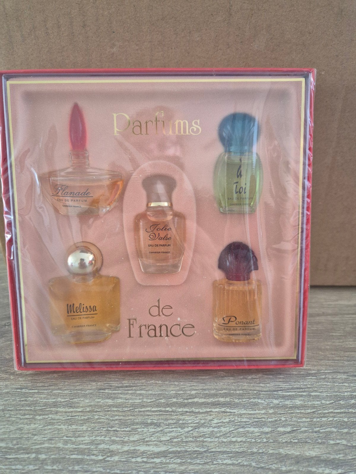 Charrier Parfums de France - 5 mini parfums set, Ophalen of Verzenden, Nieuw, Miniatuur