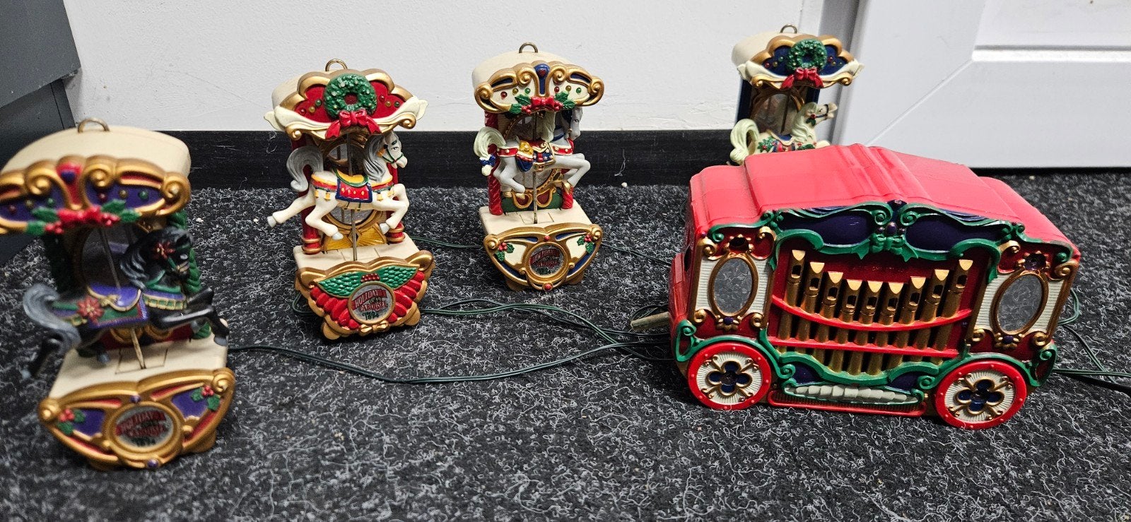 Vintage  MR Christmas Holiday Carousel  , werking ?, Ophalen, Gebruikt
