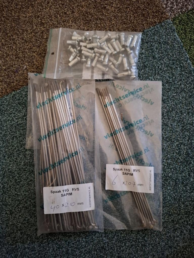 Spaken 11G RVS, Sapim, Ophalen, Wiel, Nieuw