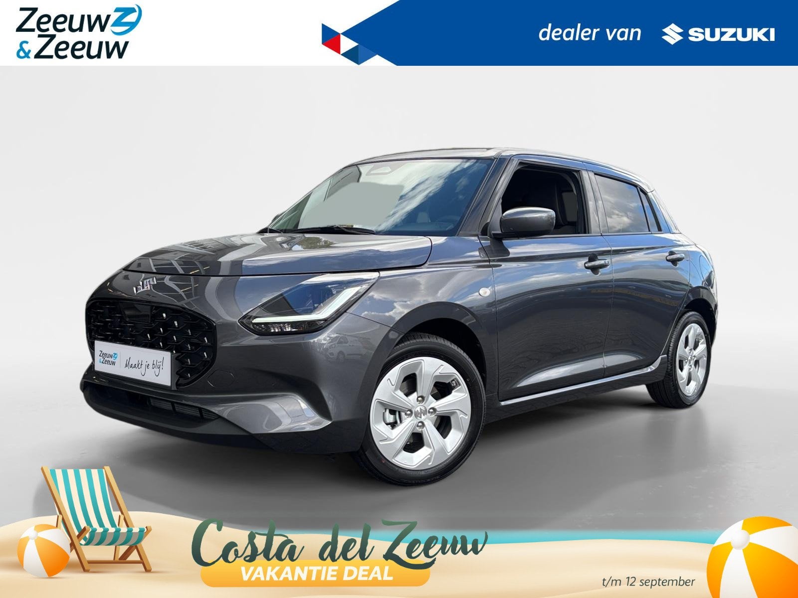 Suzuki Swift 1.2 Select Smart Hybrid | NU €2.200.- KORTING, Stof, Euro 6, 82 pk, Swift