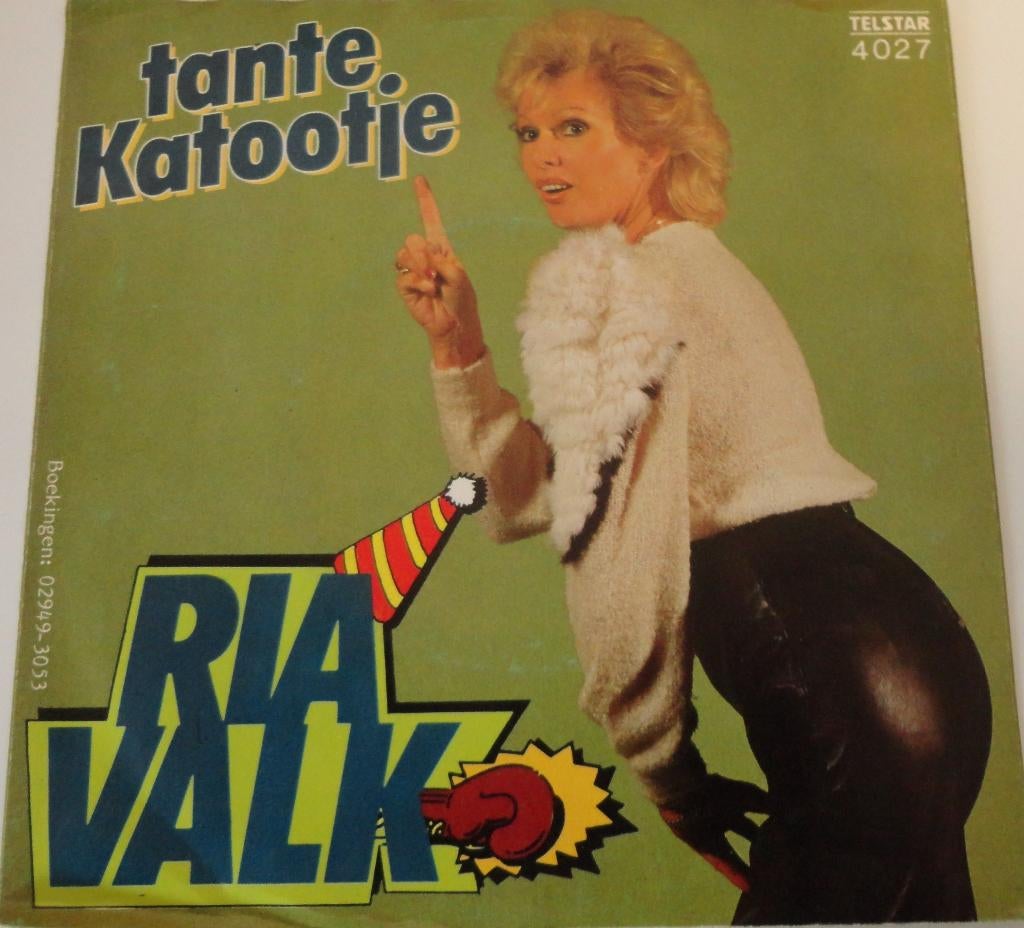 Ria Valk > 'n klap op m'n kontje, Gebruikt, 7 inch, Single, Ophalen of Verzenden