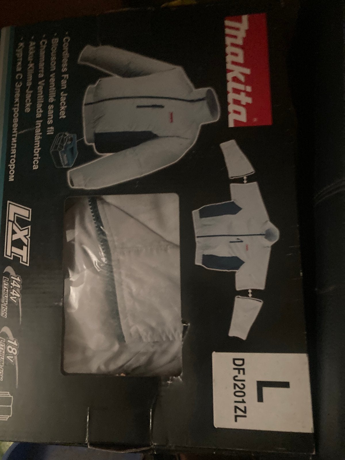 Makita geventileerde accujas  koel jassen met fan, Ophalen of Verzenden, Nieuw