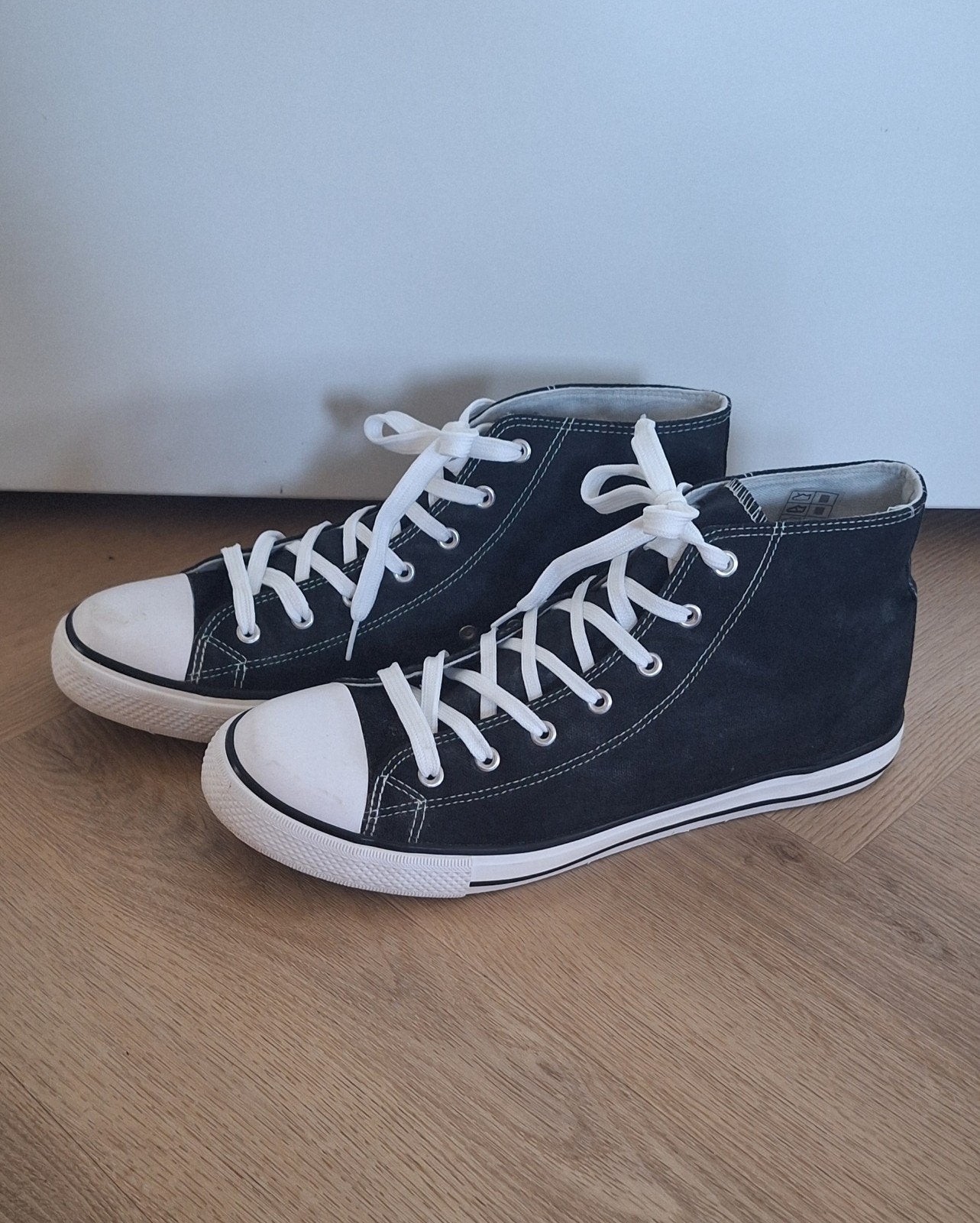 Zwarte hoge sneakers, maat 41, Kleding | Dames, Zwart, Ophalen of Verzenden, Sneakers of Gympen, Onbekend