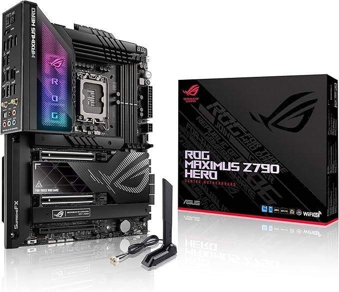 ASUS ROG Maximus Z790 Hero Moederbord, Computers en Software, Moederborden, LGA 1700, Ophalen of Verzenden, Zo goed als nieuw