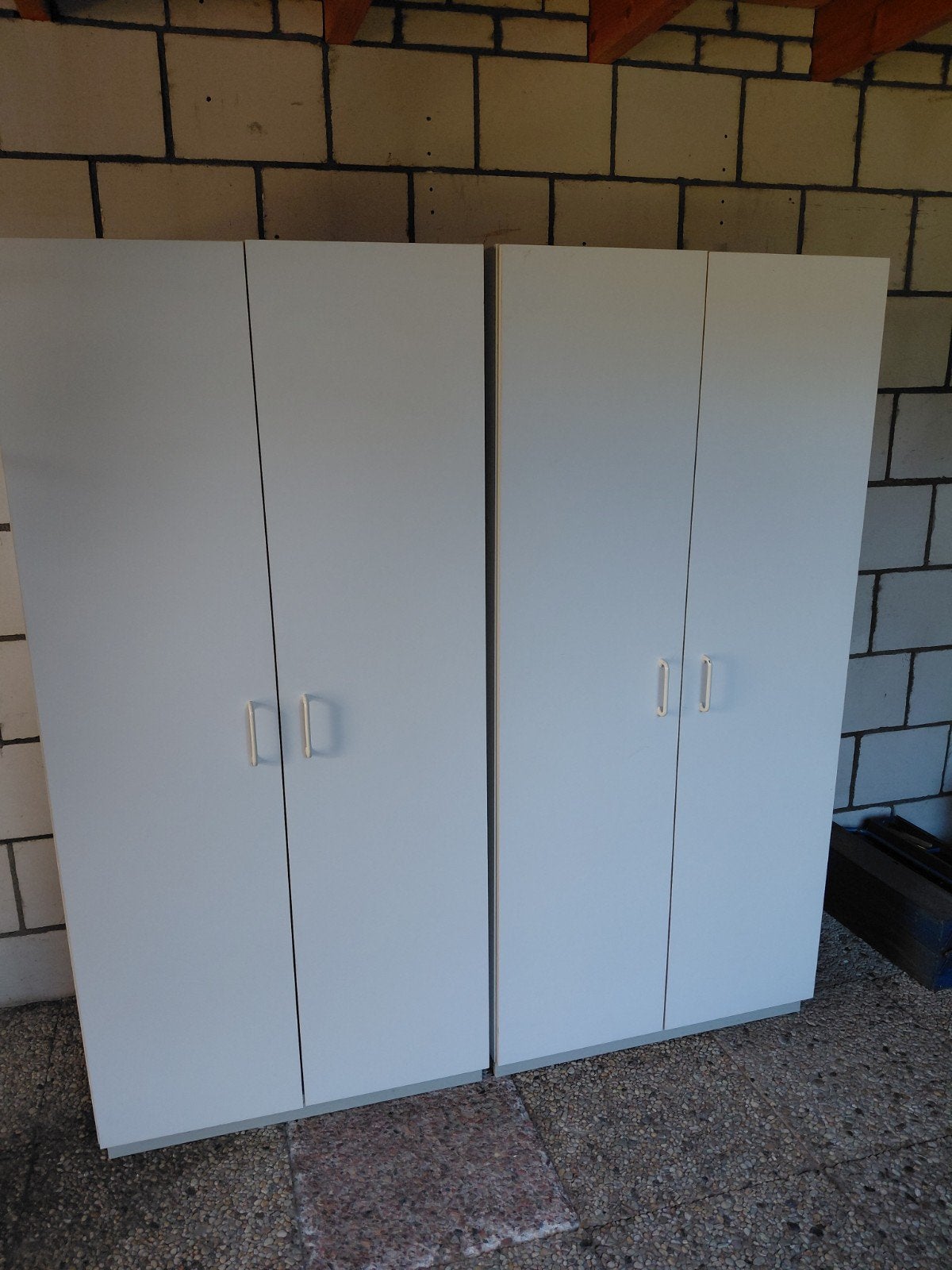 Kledingkasten met dubbele deur, Ophalen, Overige materialen, Gebruikt, Meerdere deuren