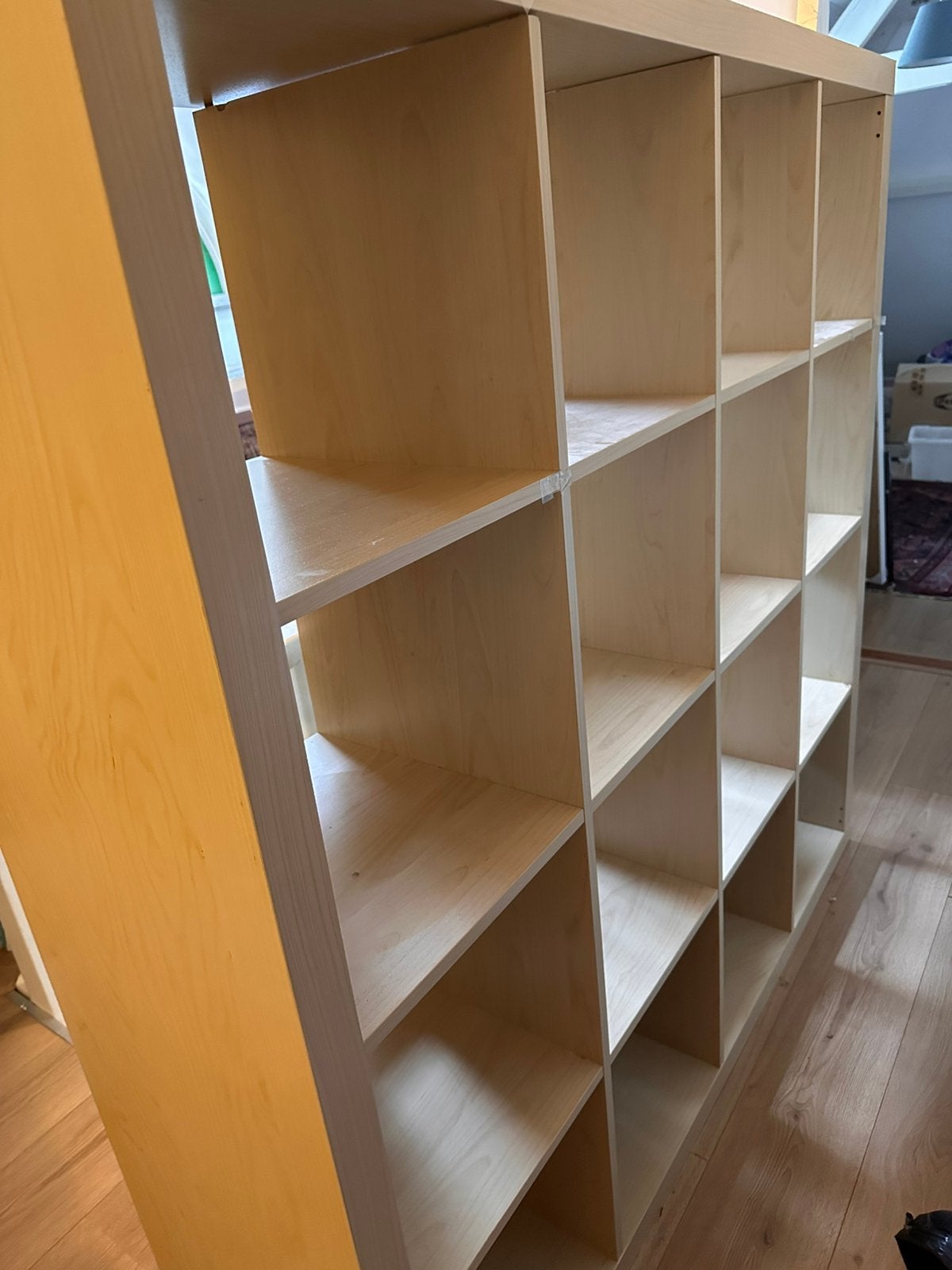 Ikea Kallax vakkenkast 16 vakken, Ophalen, Met plank(en), Gebruikt, 50 tot 100 cm